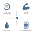 Health o meter Pro Fitness Body Fat Scale, 400 lbs Capacity, LCD Display, 4 Users, Athlete Mode, Tempered Glass, Clear