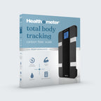 Health o meter Body Composition Scale, 400lb Capacity, LCD Display, 4 Users, Black Stainless