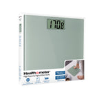 Health o meter High-Capacity Compact Digital Bathroom Scale, 500 lb. Capacity, Glass