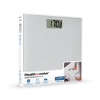 Health o meter Compact Glass Scale, 450 lb Capacity, Accurate Weight, LCD Display