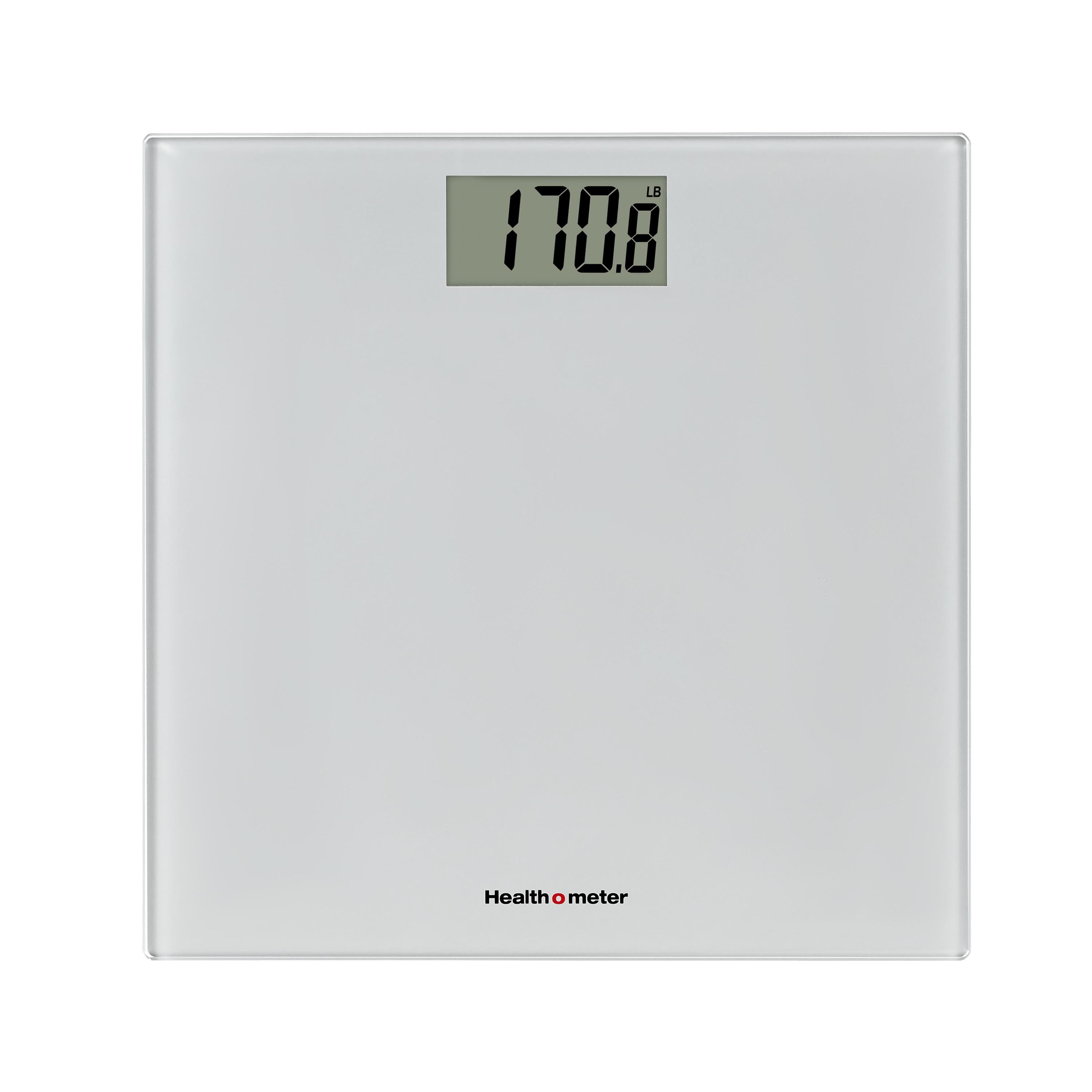 Health o meter Compact Glass Scale, 450 lb Capacity, Accurate Weight, LCD Display