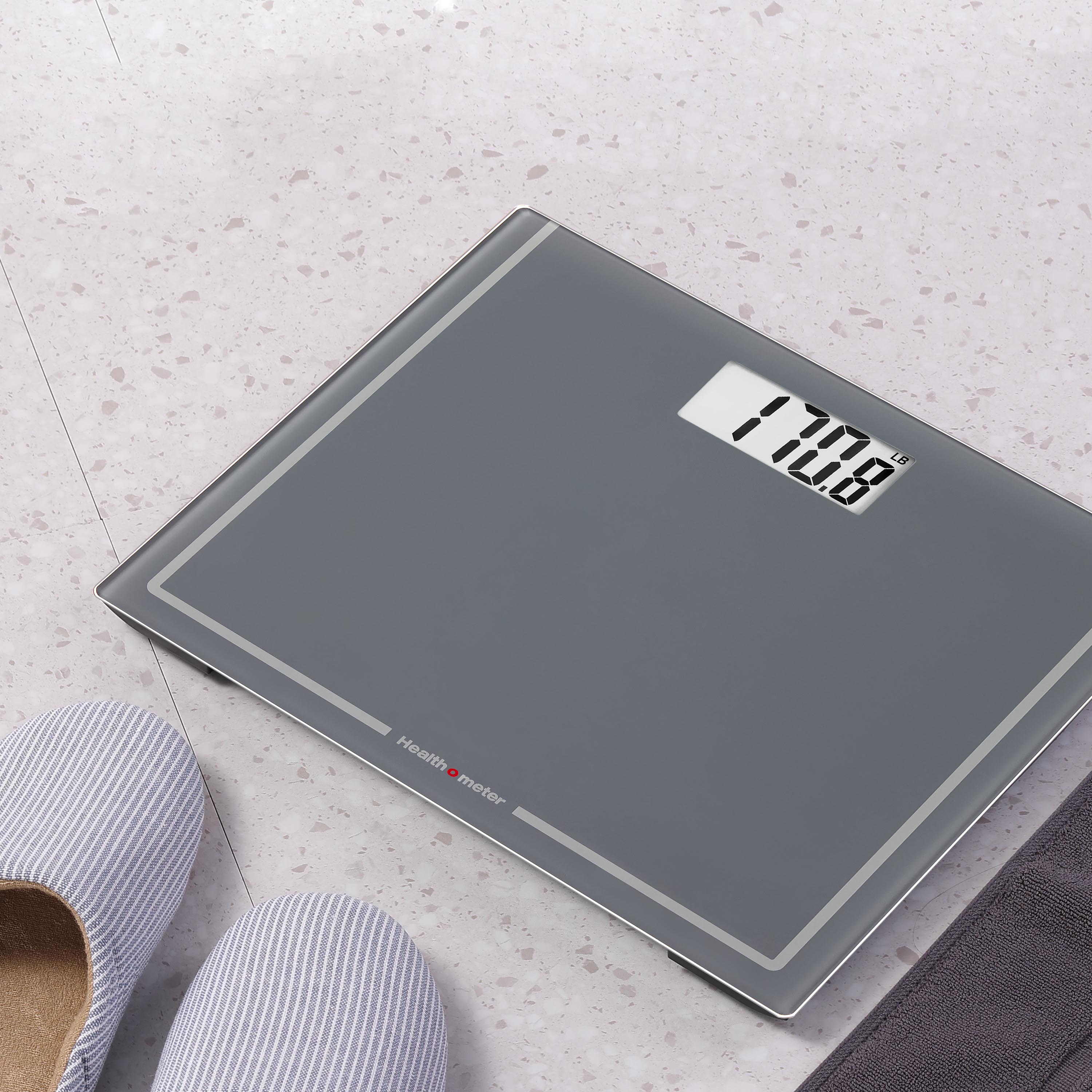 Health o meter Extra Wide Digital Scale, 500 lb Capacity, Multi-User, LCD Display