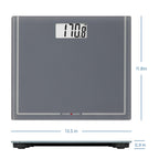 Health o meter Extra Wide Digital Scale, 500 lb Capacity, Multi-User, LCD Display