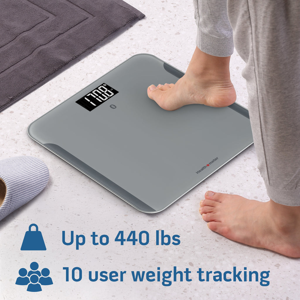 Health o meter Bluetooth Scale Body Analysis BMI Weight Tracking 440 lb Capacity Smart Connectivity
