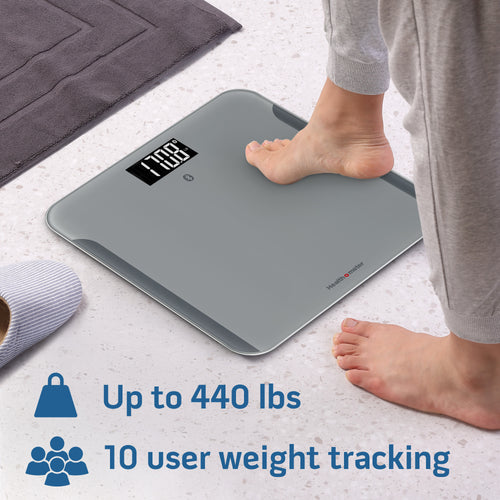 Health o meter Bluetooth Scale Body Analysis BMI Weight Tracking 440 lb Capacity Smart Connectivity