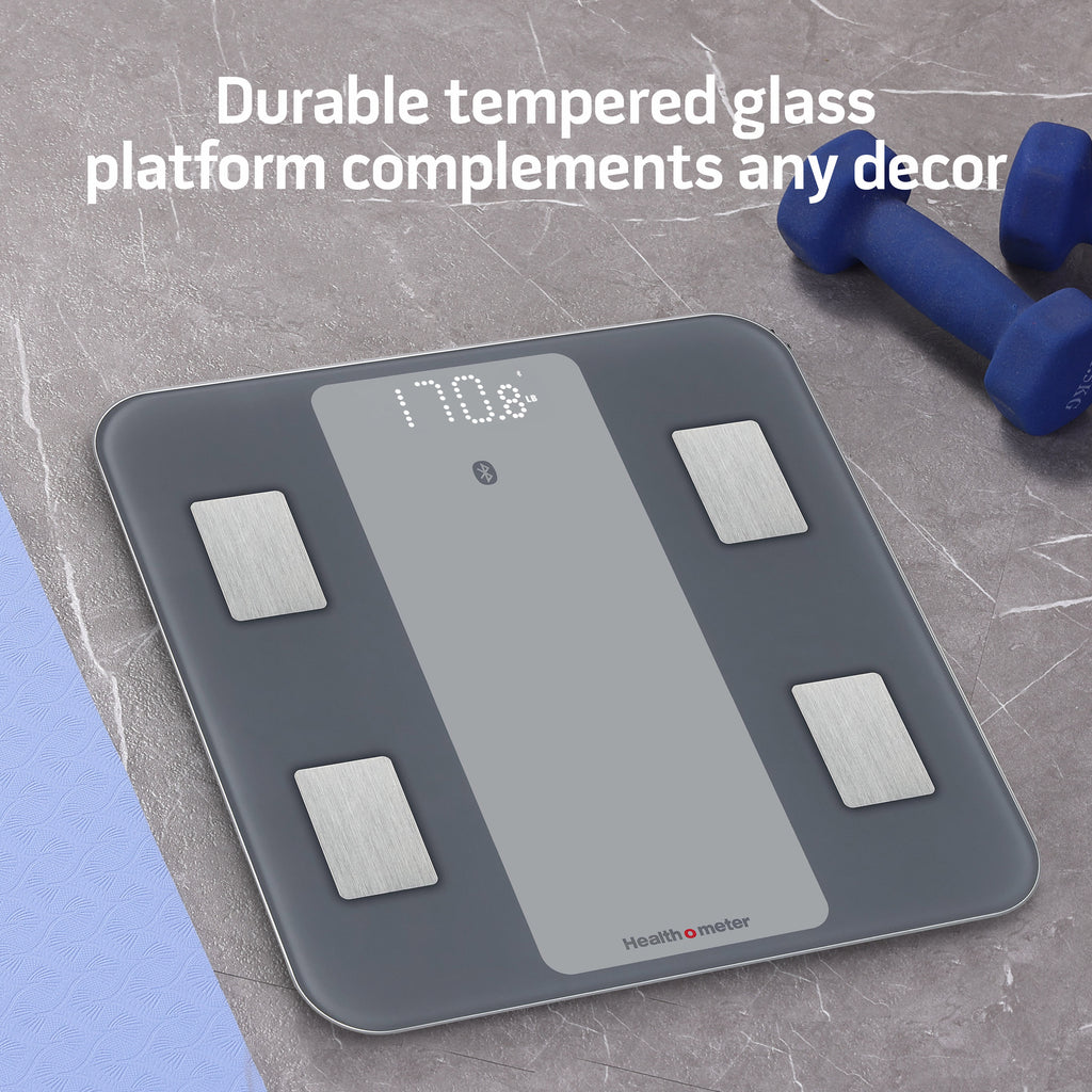 Health o meter Bluetooth Smart Body Composition Scale 440 lb Capacity with BMI Tracking