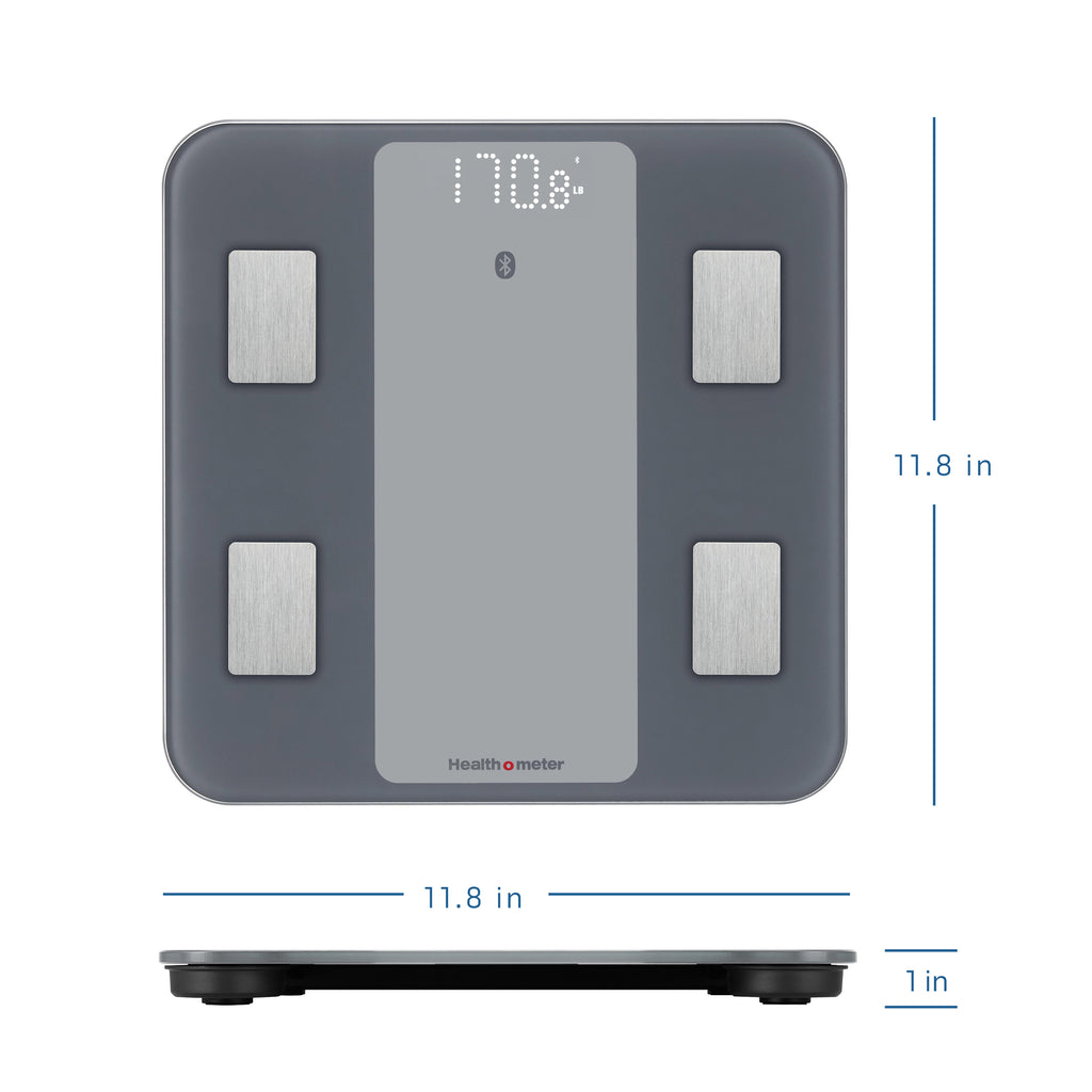 Health o meter Bluetooth Smart Body Composition Scale 440 lb Capacity with BMI Tracking