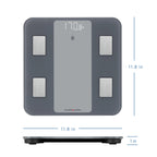 Health o meter Bluetooth Smart Body Composition Scale 440 lb Capacity with BMI Tracking