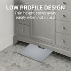 Health o meter Extra Wide Platform Digital Bathroom Scale with Advanced Technology, 500 lb Capacity, Grey