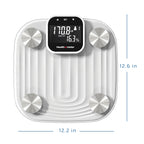 Health o meter Digital Glass Bathroom Scale with XL Easy-Read Display, 500 lb Capacity