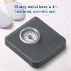 Health o meter Mechanical Analog Bathroom Scale with Extra-Large Easy-Read Dial and Non-Slip Mat, 330 lb Capacity